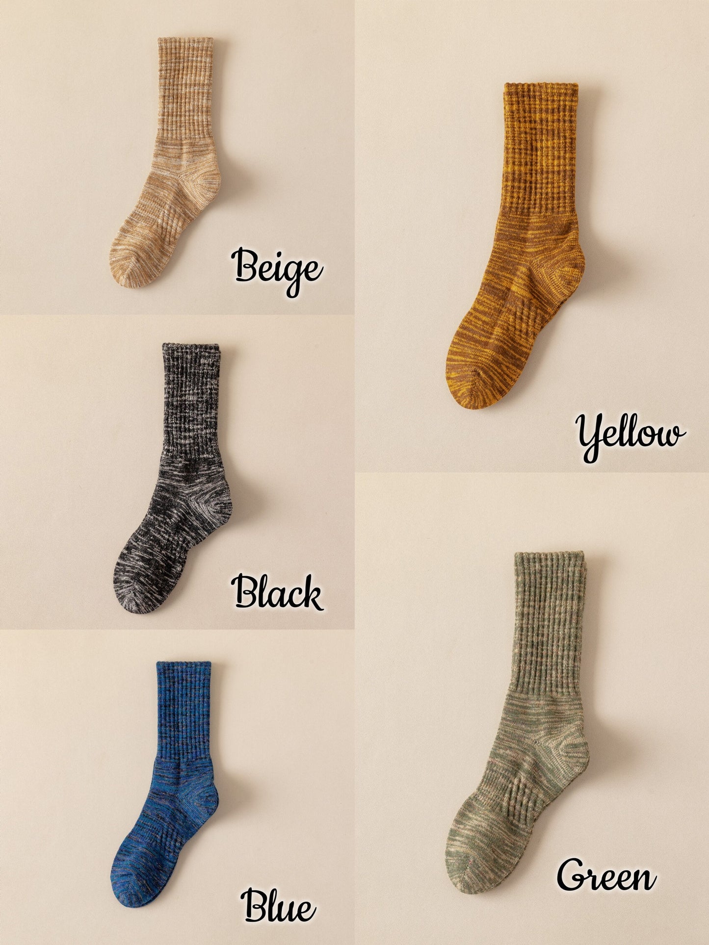 Miss June’s| Men’s socks | 1 Pair Wool blended socks|winter| Warm | Soft | High quality| Gift idea | Thanksgiving |Christmas| Cozy |Skiing