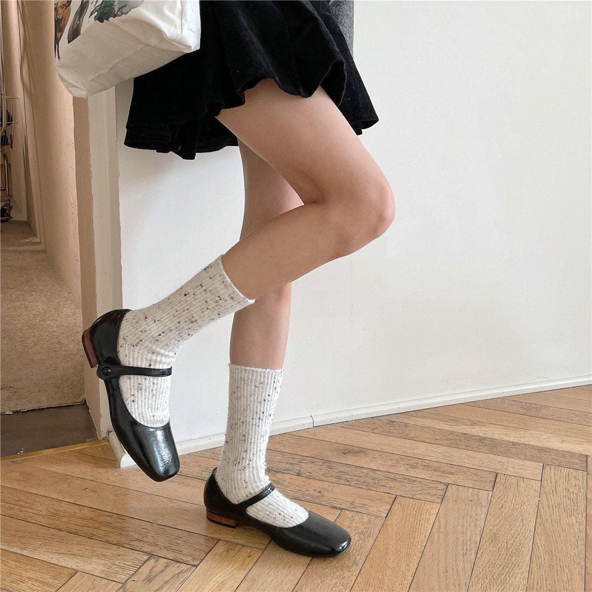 Miss June’s | Women’s | 1 pair of socks|Colorful | Warm | Wool | Winter | Soft |Gift Idea | Casual | Daily | Comfortable| Cozy