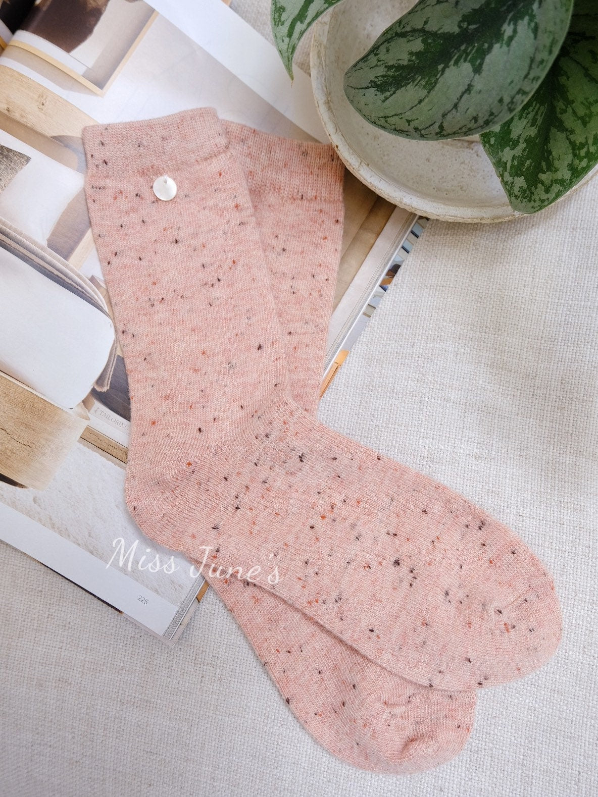 Miss June’s | Women’s | 1 pair of socks|Colorful | Warm | Wool | Winter | Soft |Gift Idea | Casual | Daily | Comfortable| Cozy