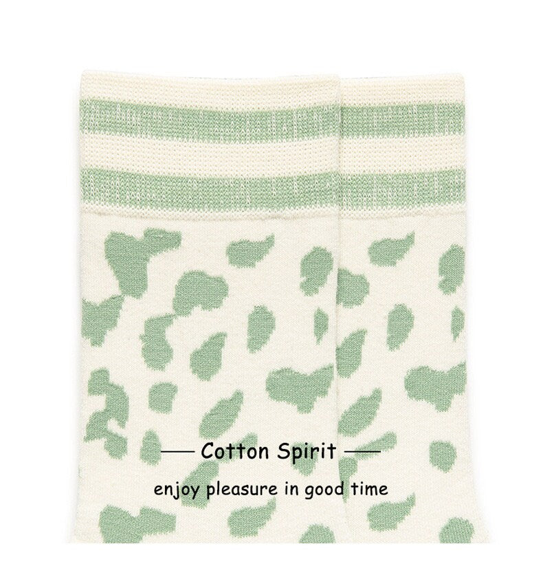 Miss June’s, Women’s cotton Socks, Leopard-print,Cool socks, Cute socks, Cotton socks,patterned socks