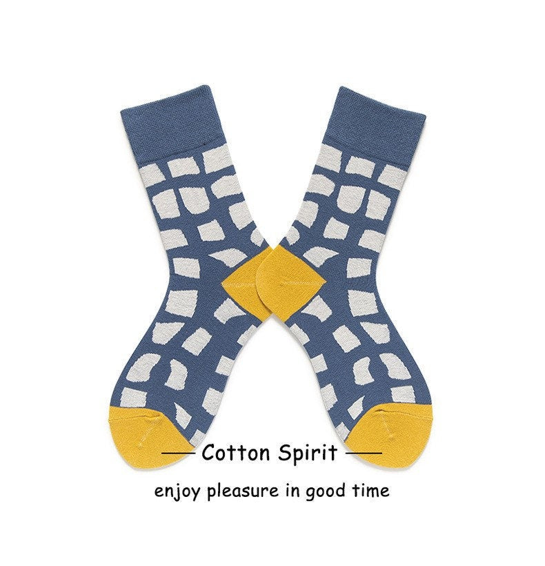 Miss June’s, Cute socks,colorful socks,cool socks,patterned socks,geometric patterned socks,women’s cotton socks