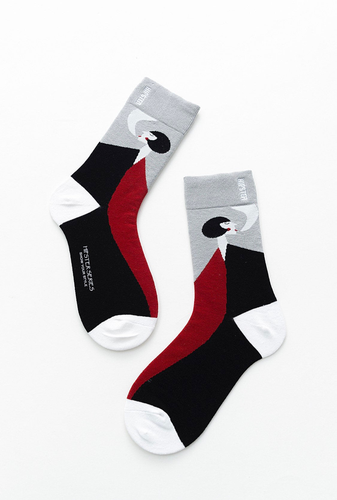 Miss June’s | Set 3 pair socks｜Creative | Colorful | Cool | Patterned | Designed | Unisex | Gift Idea | Art | Stylish | Comfort | Women
