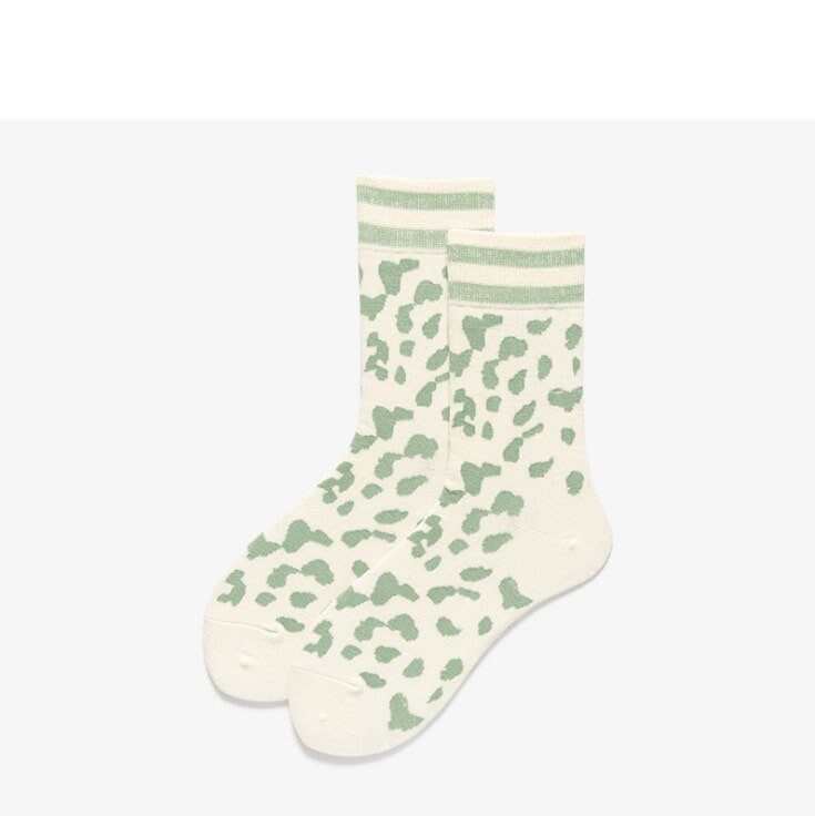 Miss June’s, Women’s cotton Socks, Leopard-print,Cool socks, Cute socks, Cotton socks,patterned socks
