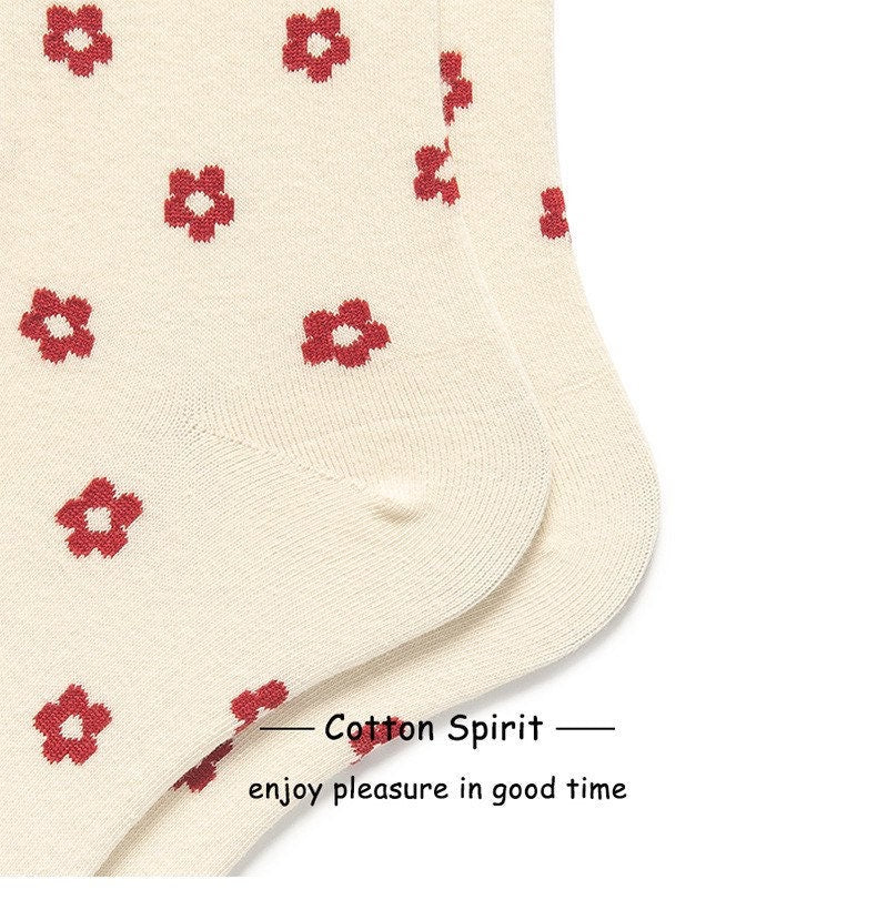 Miss June’s, Cute socks,cool socks,patterned socks,floral patterned socks,white socks,women’s socks