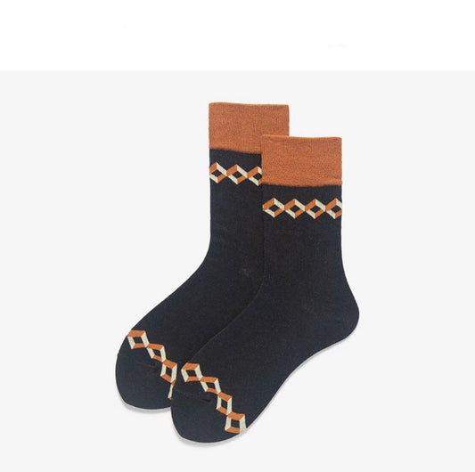 Miss June’s, Cute socks,Designed socks,Cool socks,Patterned socks,Geometric socks, Women’s socks,Cotton socks,Creative socks