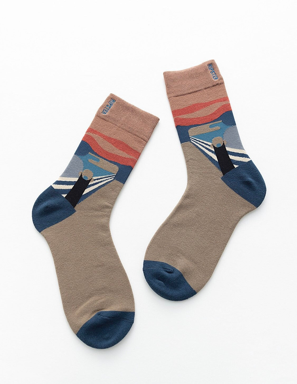 Miss June’s | Set 3 pair cotton socks｜Creative | Colorful | Cool | Patterned | Designed | Unisex | Gift Idea | Art | Comforta |women