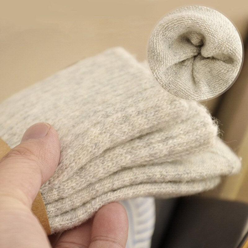 Miss June’s| Men’s socks | 1 Pair Wool blended socks|winter| Warm | Soft | High quality| Gift idea | Thanksgiving |Christmas| Holiday gift |
