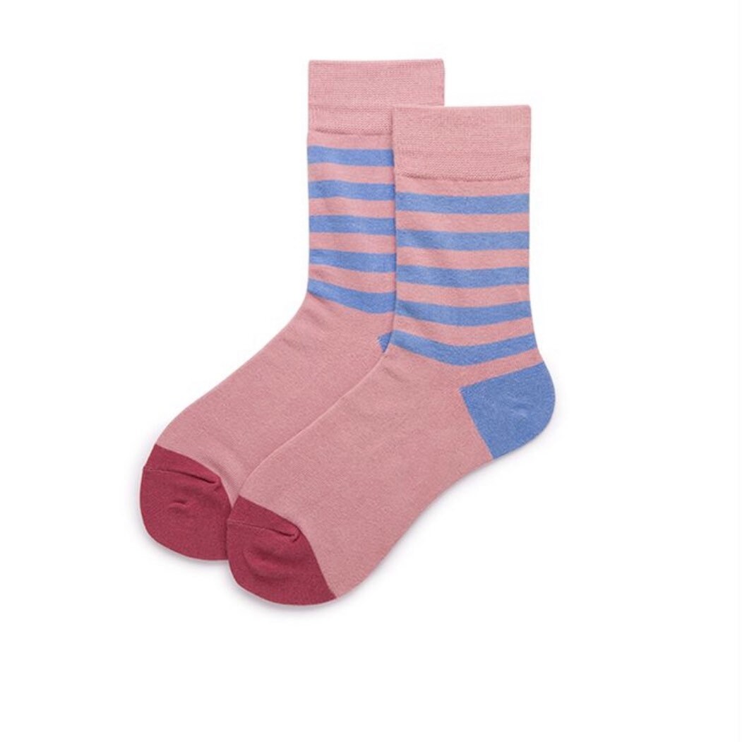 Miss June’s｜1 Pair designer cotton socks| Creative| Colorful | Cool | Patterned | Geometric socks| Unisex socks | Casual |