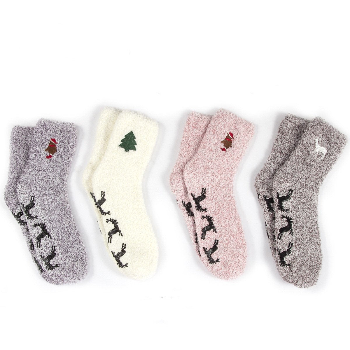 Miss June’s | Women’s | 1 pair | Floor socks | Christmas | Cute | Fuzzy | Home wear | Warm | Soft | Gift Idea | Cozy | Comfort| Winter|Cozy