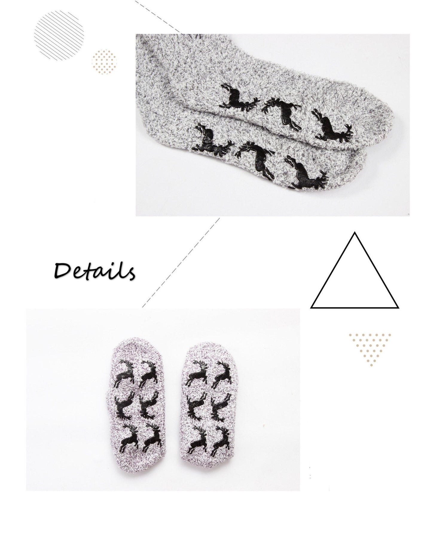Miss June’s | Women’s | 1 pair | Floor socks | Christmas | Cute | Fuzzy | Home wear | Warm | Soft | Gift Idea | Cozy | Comfort| Winter|Cozy