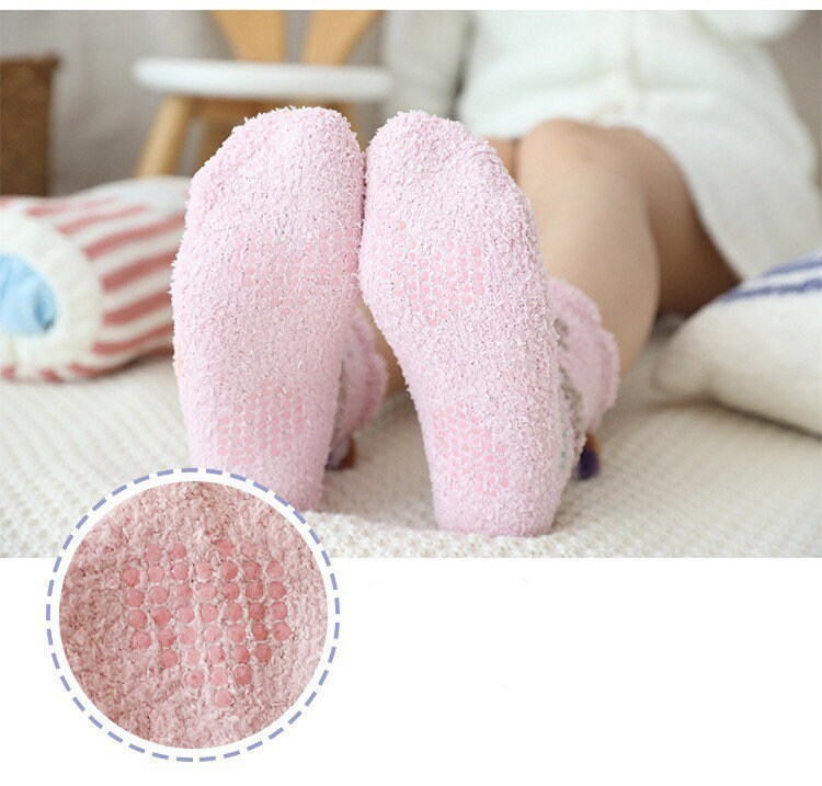 Miss June’s | Women’s | 1 pair | Floor socks | Cute | Fuzzy | Home wear | Warm | Soft | Gift Idea | Casual | Cozy | Comfort | Winter|Cozy