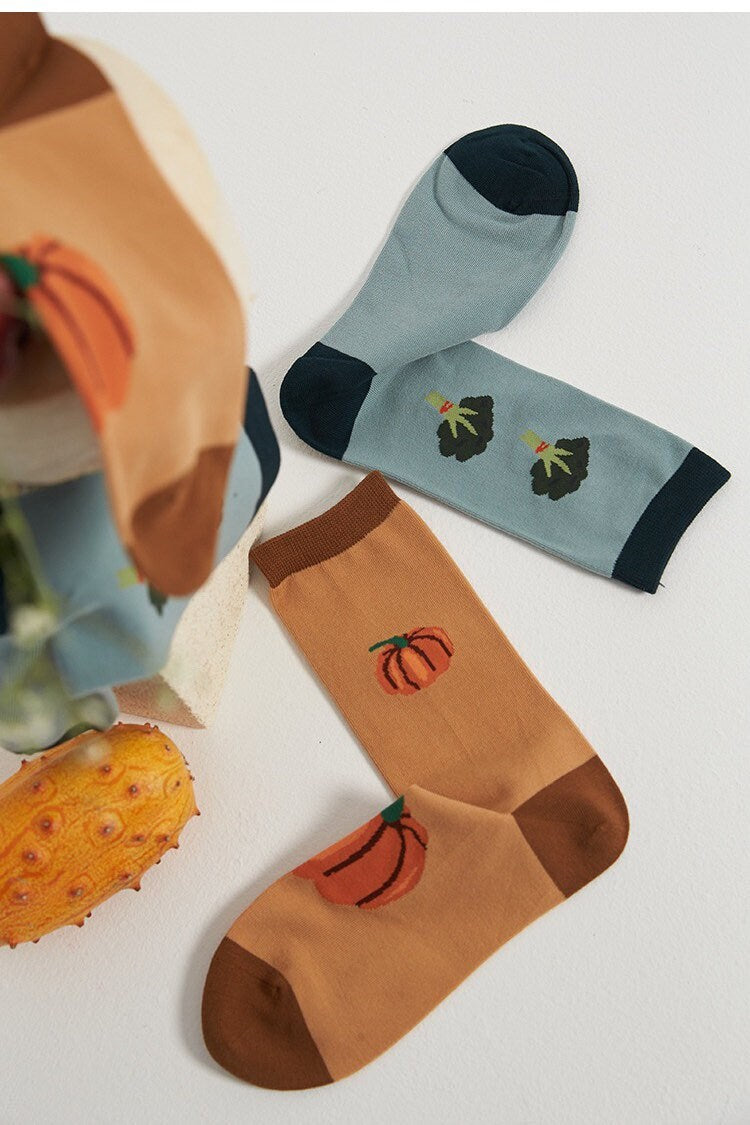 Miss June’s, Halloween,Pumpkin Socks, Cool socks, colorful socks, striped socks,patterned socks, design socks,Unisex socks,Gift idea